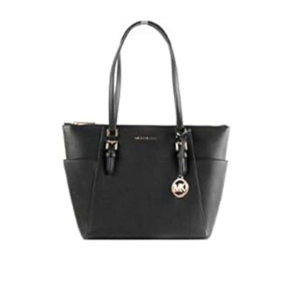 Michael Kors Handbags - Michael Kors Charlotte Large Saffiano Leather Top-Zip Tote Bag - NWT